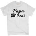 thumbnail image 1 of Tee Hunt Papa Bear T-Shirt for Dad Father's Day Protector of The Family Mens Shirt, White, XX-Large, 1 of 5