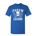 thumbnail image 1 of Tee Hunt Papaw The Man The Myth The Legend T-Shirt Grandpa Father's Day Mens Shirt, Blue, X-Large, 1 of 5