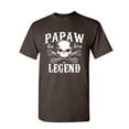 thumbnail image 1 of Tee Hunt Papaw The Man The Myth The Legend T-Shirt Grandpa Father's Day Mens Shirt, Brown, Large, 1 of 5