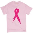 thumbnail image 1 of Tee Hunt Pink Ribbon Breast Cancer Awareness T-Shirt Hope Fight Survivor Mens Shirt, Light Pink, 3X-Large, 1 of 5