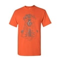 thumbnail image 1 of Tee Hunt Pray Girl T-Shirt Calavera Day of The Dead Dia de Los Muertos, Orange, XX-Large, 1 of 5