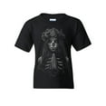 thumbnail image 1 of Tee Hunt Pray Girl Youth T-Shirt Calavera Day of The Dead Dia de Los Muertos, 1 of 5