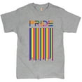 thumbnail image 1 of Tee Hunt Pride Flag T-Shirt LGBT Support Gay Pride Month Same-Sex Marriage Men's Tee, Gray, Large, 1 of 5