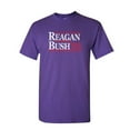 thumbnail image 1 of Tee Hunt Reagan Bush '84 T-Shirt Ronald American President History GOP Mens Shirt, Purple, Medium, 1 of 5