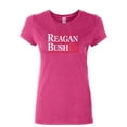 thumbnail image 1 of Tee Hunt Reagan Bush '84 Women's T-Shirt Ronald American President History GOP Shirt, Pink, X-Large, 1 of 5