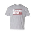 thumbnail image 1 of Tee Hunt Reagan Bush '84 Youth T-Shirt Ronald American President History GOP Kids Tee, Gray, Medium, 1 of 5