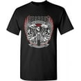thumbnail image 1 of Tee Hunt Respect is Earned T-Shirt Outlaw Biker Route 66 Ride or Die Skulls Men's Tee, 1 of 4