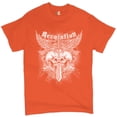 thumbnail image 1 of Tee Hunt Revolution Gothic Skulls T-shirt Angel Wings Skeleton Horror Men's Tee, Orange, 3X-Large, 1 of 5