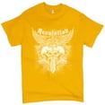 thumbnail image 1 of Tee Hunt Revolution Gothic Skulls T-shirt Angel Wings Skeleton Horror Men's Tee, Yellow, 5X-Large, 1 of 5
