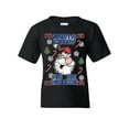 thumbnail image 1 of Tee Hunt Santa is My Ho Ho Homie Youth T-Shirt Fun Ugly Sweater Merry Christmas Kids Tee, Black, Small, 1 of 4