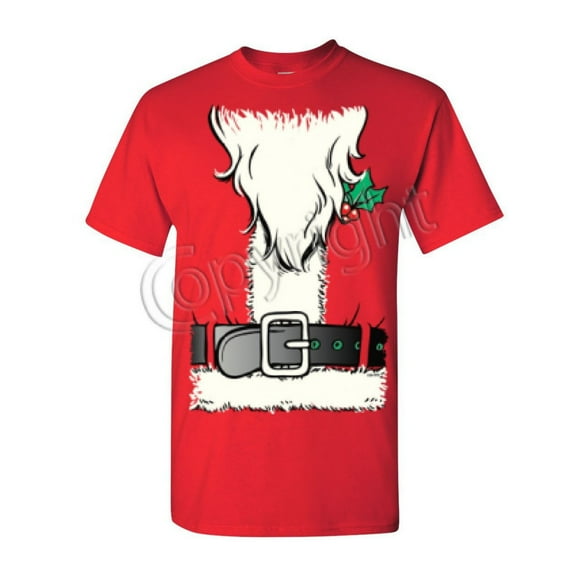 Tee Hunt Santa's Jacket T-Shirt Santa Clous Christmas Xmas Mens Shirt, Red, 4X-Large