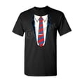 thumbnail image 1 of Tee Hunt Shirt and Tie T-Shirt Office Suit Casual Funny Cotton Tee, 1 of 5