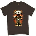 thumbnail image 1 of Tee Hunt Skeleton Rider T-shirt Route 66 Chopper Biker From Hell Outlaw Men's Tee, Brown, X-Large, 1 of 5