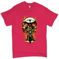 thumbnail image 1 of Tee Hunt Skeleton Rider T-shirt Route 66 Chopper Biker From Hell Outlaw Men's Tee, Hot Pink, Small, 1 of 5