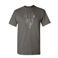 thumbnail image 1 of Tee Hunt Skulls Hanging on Chains T-Shirt Death Creepy Scary Hell Devil Mens Shirt, Charcoal, Small, 1 of 5