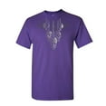 thumbnail image 1 of Tee Hunt Skulls Hanging on Chains T-Shirt Death Creepy Scary Hell Devil Mens Shirt, Purple, XX-Large, 1 of 5