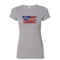 thumbnail image 1 of Tee Hunt Stars and Stripes Bald Eagle Flag Women's T-Shirt Patriotic 4th of July Shirt, Gray, 3X-Large, 1 of 5