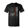 thumbnail image 1 of Tee Hunt Stars and Stripes Dog Tags T-Shirt Military American Patriot USA Mens Shirt, Black, X-Large, 1 of 5