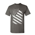 thumbnail image 1 of Tee Hunt Stars and Stripes T-Shirt 4th of July United States Flag Pride Mens Shirt, Charcoal, 4X-Large, 1 of 5