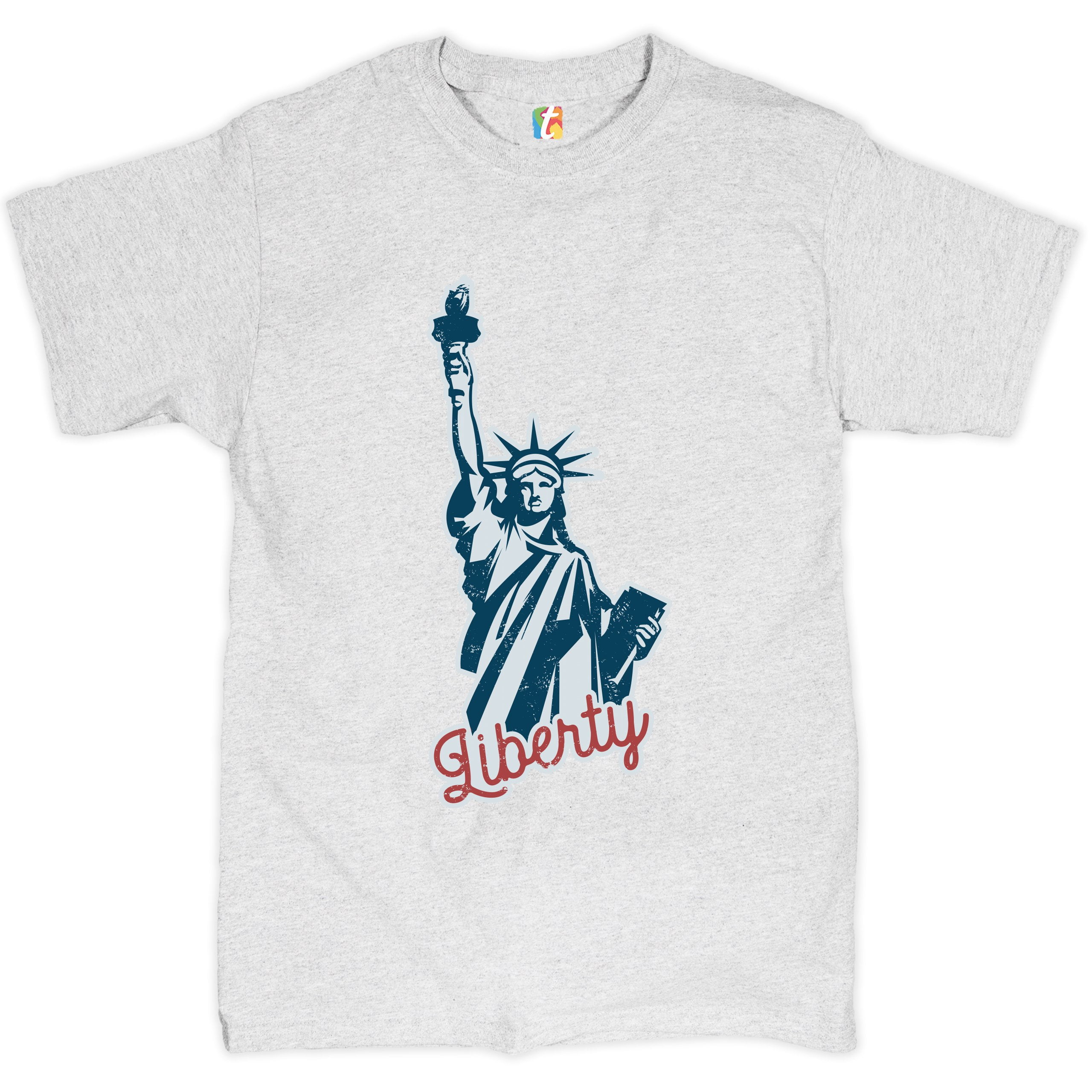 Tee Hunt Statue of Liberty T-shirt Freedom Independence 4th of