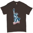 thumbnail image 1 of Tee Hunt Statue of Liberty T-shirt Freedom Independence 4th of July NYC USA Men's Tee, Brown, 5X-Large, 1 of 5