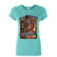 thumbnail image 1 of Tee Hunt Steel Workers Backbone of America Women's T-Shirt Welding Iron Metal Shirt, Light Blue, X-Large, 1 of 5
