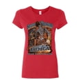 thumbnail image 1 of Tee Hunt Steel Workers Backbone of America Women's T-Shirt Welding Iron Metal Shirt, Red, Medium, 1 of 5