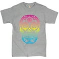 thumbnail image 1 of Tee Hunt Sugar Skull Calavera Diamond Eyes T-Shirt Day of The Dead Men's Novelty Shirt, Gray, 3X-Large, 1 of 5