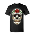 thumbnail image 1 of Tee Hunt Sugar Skull Calavera T-Shirt Dia de Los Muertos Day of The Dead Mens Shirt, 1 of 5
