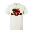 thumbnail image 1 of Tee Hunt T-Rex Hates Push-Ups T-Shirt Funny T Rex Dinosaur Gym Workout Shirt, White, XX-Large, 1 of 5