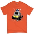 thumbnail image 1 of Tee Hunt T for 2 T-Shirt Ford Model T Hot Rod American Muscle Licensed Men's Tee, Orange, Large, 1 of 5