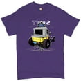 thumbnail image 1 of Tee Hunt T for 2 T-Shirt Ford Model T Hot Rod American Muscle Licensed Men's Tee, Purple, 5X-Large, 1 of 5