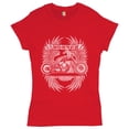 thumbnail image 1 of Tee Hunt The Great American Bobber T-Shirt Motorcycle Enthusiast Biker Women's T-Shirt Tee, Red, XX-Large, 1 of 5