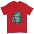 thumbnail image 1 of Tee Hunt The Most Wonderful Time of the Year T-shirt Christmas Tree Xmas Men's Tee, Red, Medium, 1 of 5