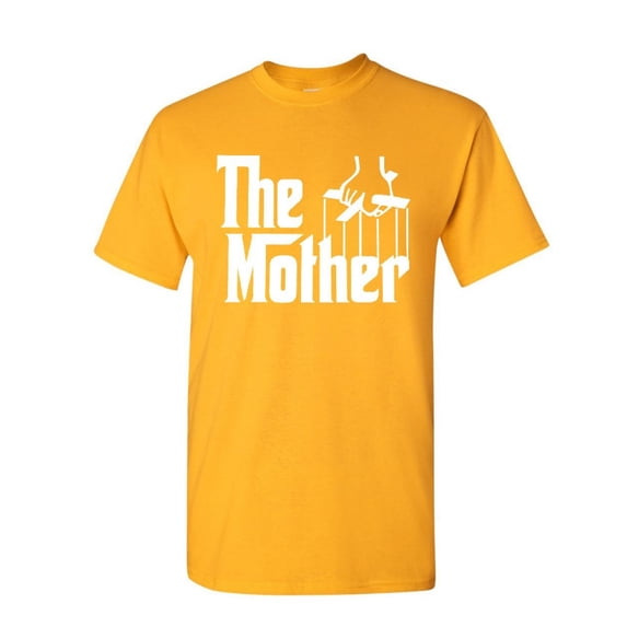 Tee Hunt The Mother T-Shirt Movie Parody Funny Mother's Day Mommy Mama Mens Shirt, Yellow, X-Large