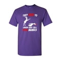 thumbnail image 1 of Tee Hunt They Used to Laugh and Call Him Names T-Shirt Funny Rudolph Xmas, Purple, Small, 1 of 5