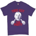 thumbnail image 1 of Tee Hunt This Guy Can Party T-shirt Curly Howard The Three Stooges Men's Tee, Purple, X-Large, 1 of 5