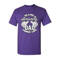 thumbnail image 1 of Tee Hunt This is What an Amazing Dad Looks Like T-Shirt Father`s Day Gift, Purple, Medium, 1 of 5