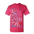 thumbnail image 1 of Tee Hunt Tie-dye American Flag T-Shirt 4th of July Stars and Stripes Mens Tee, Hot Pink, 5X-Large, 1 of 5