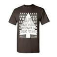 thumbnail image 1 of Tee Hunt Tree Isn't The Only Thing Getting Lit Ugly T-Shirt Christmas Men's Novelty Shirt, Brown, Small, 1 of 5