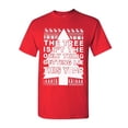 thumbnail image 1 of Tee Hunt Tree Isn't The Only Thing Getting Lit Ugly T-Shirt Christmas Men's Novelty Shirt, Red, XX-Large, 1 of 5