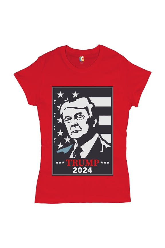 Trump 2024 T-Shirt Keep America Great Re-Elect Donald Trump Women's T-Shirt Tee