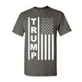 thumbnail image 1 of Tee Hunt Trump Flag MAGA Republican T-Shirt Donald Trump Republican Political, Charcoal, XX-Large, 1 of 5