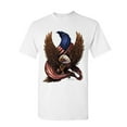 thumbnail image 1 of Tee Hunt USA Stars and Stripes T-Shirt Patriot American Pride Bald Eagle Mens Shirt, White, 3X-Large, 1 of 5
