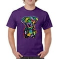 thumbnail image 1 of Tee Hunt Unconditional Loyalty T-Shirt Adopt a Dog Dean Russo Pets Men's Tee, Purple, Large, 1 of 5