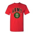 thumbnail image 1 of Tee Hunt United States Army T-Shirt Army Crest Patriotic Shirt, Red, Large, 1 of 5