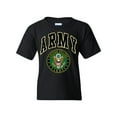 thumbnail image 1 of Tee Hunt United States Army Youth T-Shirt Army Crest Patriotic Tee, Black, Large, 1 of 5