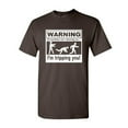 thumbnail image 1 of Tee Hunt Warning If Zombies are Chasing Us I'm Tripping You T-ShirtShirt, Brown, 3X-Large, 1 of 5