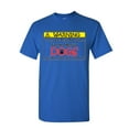 thumbnail image 1 of Tee Hunt Warning! This Person Will Talk About Dogs T-Shirt Puppy Pet Paw Mens Shirt, Blue, 4X-Large, 1 of 4