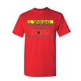 thumbnail image 1 of Tee Hunt Warning! This Person Will Talk About Dogs T-Shirt Puppy Pet Paw Mens Shirt, Red, Large, 1 of 4